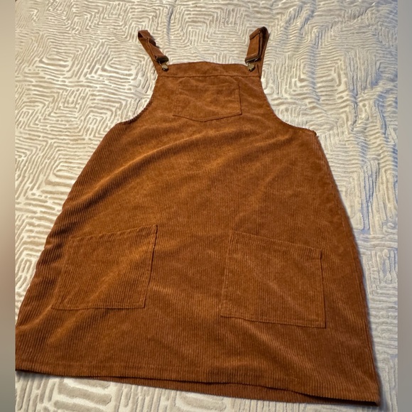 CUPSHE Corduroy Mini Fall Dress - Picture 2 of 8